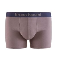 bruno banani Mens Boxershorts, 2 Pack - Flowing, Cotton Grey/Blue S (Small)