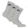 FILA 3 pair socks unisex - terry tennis socks, crew socks, logo waistband, 35-46 Grey 6-8 UK