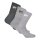 FILA 3 Paar Socken Unisex - Frottee Tennissocken, Crew Socks, Logobund, 35-46 Grau Melange 35-38 (3-5 UK)