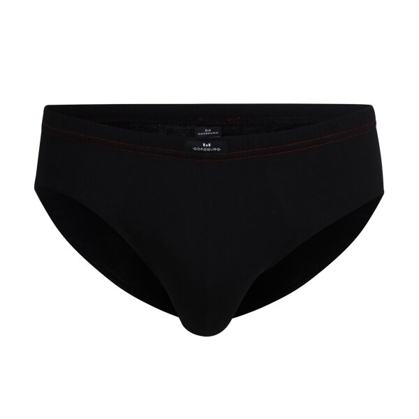 Götzburg Mens Briefs pack - Single Jersey, Underwear Set, Cotton Stretch Black M (Medium) 5er Pack (1x5P)