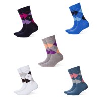 Burlington Ladies Socks QUEEN - short stocking, diamond...