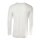 NOVILA Herren Shirt, langarm - Loungewear, Rundhals, 1/1 Arm, Cotton, einfarbig Weiß S