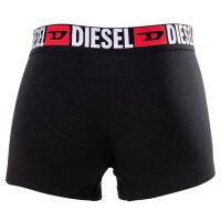 DIESEL Herren Boxershorts, 3er Pack - UMBX-DAMIENTHREEPACK, Trunks, Cotton Stretch Grau/Schwarz/Rot S
