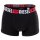 DIESEL Herren Boxershorts, 3er Pack - UMBX-DAMIENTHREEPACK, Trunks, Cotton Stretch Grau/Schwarz/Rot S