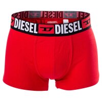 DIESEL Herren Boxershorts, 3er Pack - UMBX-DAMIENTHREEPACK, Trunks, Cotton Stretch Grau/Schwarz/Rot M
