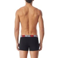 DIESEL Herren Boxershorts, 3er Pack - UMBX-DAMIENTHREEPACK, Trunks, Cotton Stretch Grau/Schwarz/Rot XL