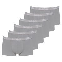 Sloggi Herren Boxer Shorts, 6er Pack - Hipster GO ABC, Baumwolle