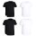bugatti Herren T-Shirt - Unterhemd, Rundhals oder V, Slim fit, Vorteilspack