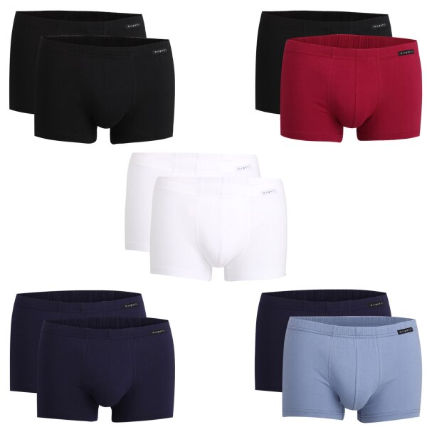 bugatti Herren Shorts - FLEXCITY, Boxer, Pants, Stretch Cotton, Vorteilspack