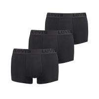 Levis Herren Trunks, Vorteilspack - Premium Trunk, Cotton Stretch Schwarz S 3er Pack (1x3P)
