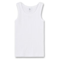 Sanetta Boys Undershirt Pack of 3 - Shirt without Sleeves, Tank Top, Basic, Organic Cotton White 104