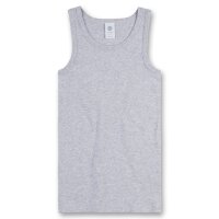 Sanetta Boys Undershirt Pack of 3 - Shirt without Sleeves, Tank Top, Basic, Organic Cotton Grey 140