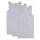 Sanetta Boys Undershirt Pack of 3 - Shirt without Sleeves, Tank Top, Basic, Organic Cotton Grey 152