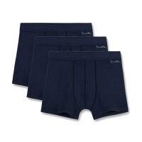 Sanetta Boys Short Pack of 3 - Pant, Underpants, Organic Cotton Blue 128