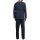 SCHIESSER Herren Schlafanzug Set - lang, V-Ausschnitt, selected!, geringelt Marine S
