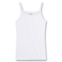 Sanetta Mädchen Unterhemd, 2er Pack - Shirt ohne Arme, Top Weiß 152
