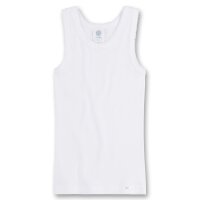 Sanetta Girls Undershirt 3-Pack - Shirt without Arms, Top, Organic Cotton, unicolored White 116