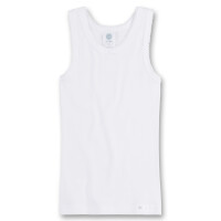 Sanetta Mädchen Unterhemd 3er Pack - Shirt o. Arme, Top, Organic Cotton, einfarbig Weiß 176