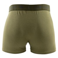 TOP GUN Mens Boxer Shorts - Underwear, Stretch Cotton Briefs, Pack of 2 Green S (Small)