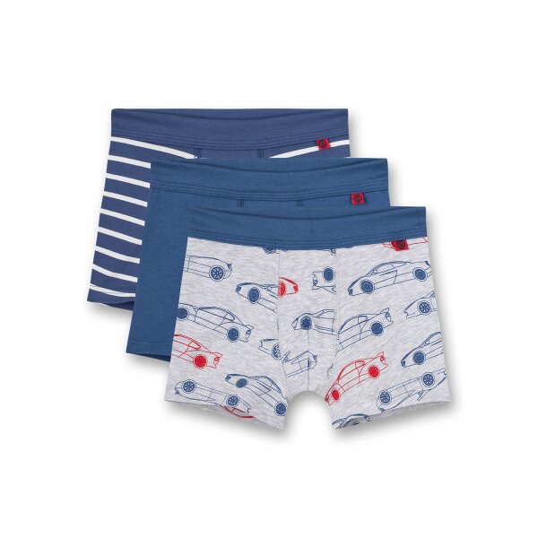 Sanetta Jungen Shorts 3er Pack - Pant, Unterhose, Organic Cotton, 104-140