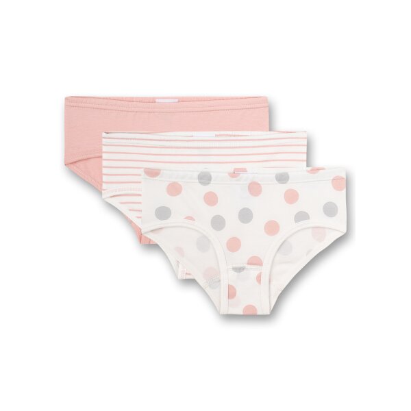Sanetta Girls Hipslip 3 Pack - Briefs, Pants, patterned, 104-140 Pink 116