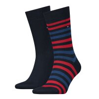 TOMMY HILFIGER Men Socks, Pack of 2 - Duo Stripe Sock,...