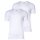 adidas mens T-shirt, 2-pack - Active Flex Cotton, V-neck, plain