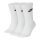 NIKE Unisex 3er Pack Sportsocken - Everyday, Essential Crew, einfarbig
