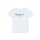 Pepe Jeans Kids Unisex T-Shirt - ART, Cotton, Round Neck, Short Sleeve, Logo, Solid Color