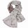 JOOP! mens scarf - Feris, woven scarf, cornflower, logo, bicolour, approx. 180 x 60 cm