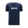 BOSS Mens T-Shirt, short-sleeved - T-Shirt RN, round Neck, large Logo Print, UV.Protection, cotton