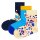 Happy Socks childrens socks unisex, 3-pack - gift box, organic cotton, colour mix