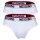 MOSCHINO Mens briefs, 2-pack - Micro Briefs, Underpants, Cotton Stretch, solid color