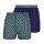Bruno Banani mens woven boxer shorts, 2-pack - cotton, woven, plain/patterned