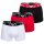 EMPORIO ARMANI Herren Boxer Shorts, 3er Pack - BOLD MONOGRAM, Trunks, Stretch Cotton