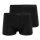 RAGMAN Herren Boxershorts, 2er Pack - Unterwäsche, Unterhose, Baumwollmischung, Logo, einfarbig