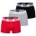 DIESEL Mens Boxershorts, 3 Pack - UMBX-SHAWNTHREEPACK, trunks, logo waistband, cotton stretch