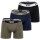 BOSS Mens Boxer Shorts, 3-Pack - Power, Underwear, Underpants, Logo Waistband, solid color