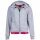 HUGO Ladies Hooded Sweat Jacket - Sporty Logo Jacket, Loungewear, Zipper, Logo Waistband