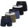 BOSS Herren Trunks, 5er Pack - Essential, Unterwäsche, Unterhose, Baumwollmischung, Logo, einfarbig