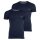 EMPORIO ARMANI Mens T-Shirt, 2-Pack - BOLD MONOGRAM, Short Sleeve, Round Neck, Stretch Cotton