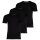 LACOSTE Mens T-Shirts, 3-pack - Essentials, Round Neck, Slim Fit, Cotton, Solid Color