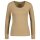 GANT Ladies Long-Sleeved Shirt - Scoop Neck Top, Longsleeve, U-neck, Cotton Stretch