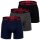 HUGO Mens Boxer Briefs, 3-pack - Boxer Briefs Triplet Pack, Cotton Stretch
