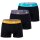 adidas Herren Boxershorts, 3er Pack - Trunks, Active Flex Cotton, Logo, einfarbig
