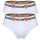 MOSCHINO Herren Slips 2er Pack - Underbear, Unterhose, Baumwollmischung, uni