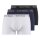 bruno banani mens boxer shorts, 3-pack - EASY LIFE, cotton blend, solid colour
