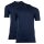 HOM Herren T-Shirt Crew Neck 2er Pack - Tee Shirt Harro New, kurzarm, Rundhals, einfarbig