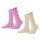 Burlington Damen Socken 2er Pack - Everyday  Kurzstrumpf, Onesize, Unifarben