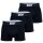 DKNY Herren Boxershorts, 3er Pack - NEW YORK, Stretch, Logobund, einfarbig